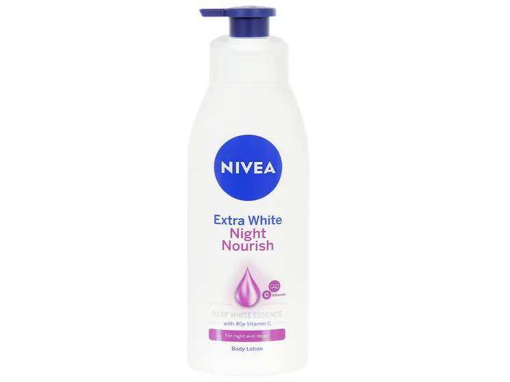 Sữa dưỡng thể trắng da Nivea Extra White Night Nourish 350ml