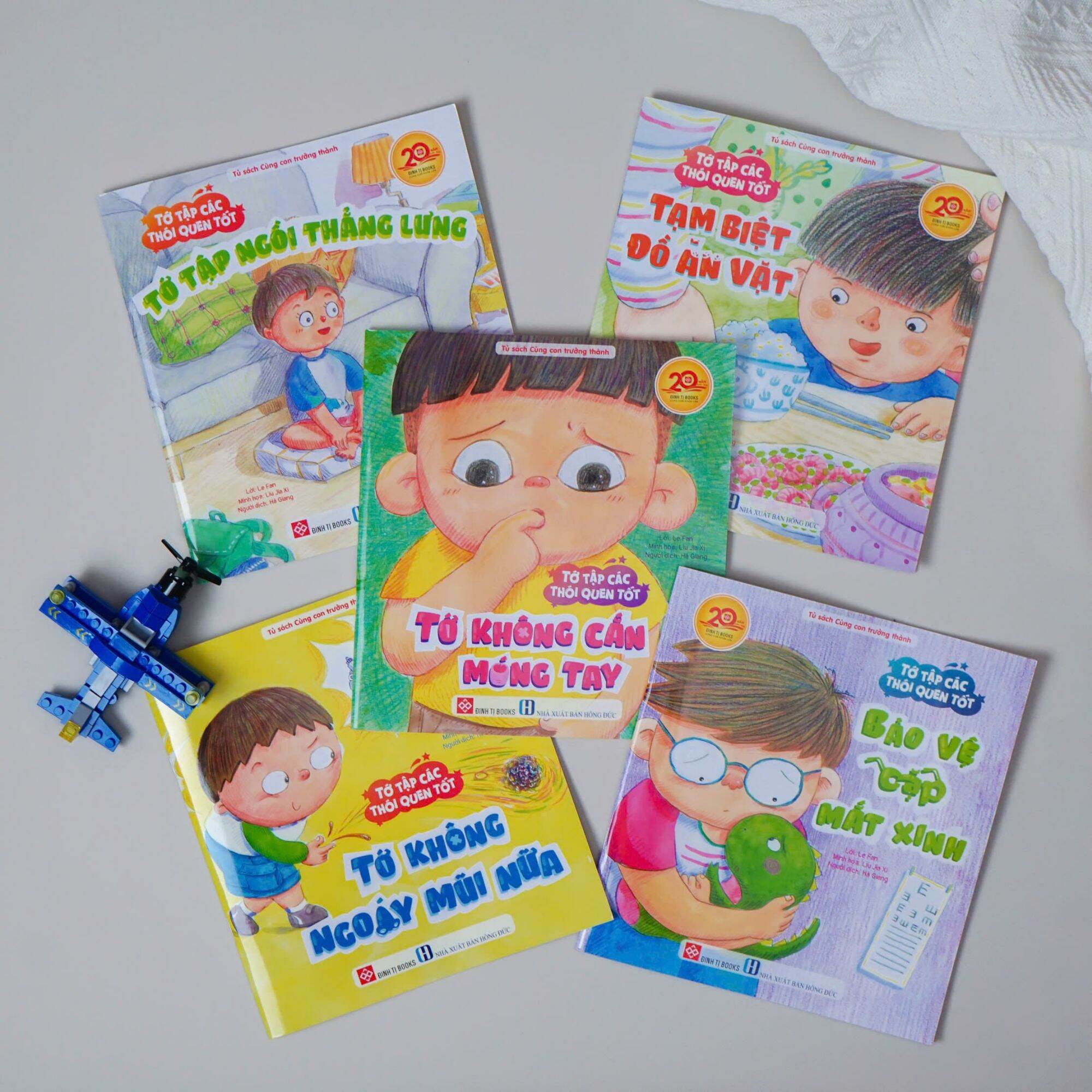 Bộ sách - Tớ tập các thói quen tốt ( combo 5 cuốn )