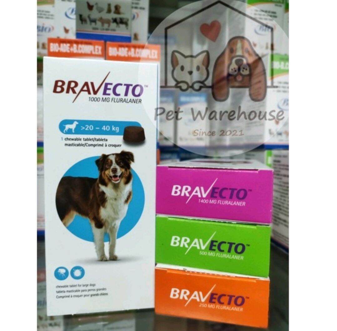 viên nhai Bravecto (chó 20-40kg) bảo vệ cún cưng khỏi nội ngoại kí sinh trùng