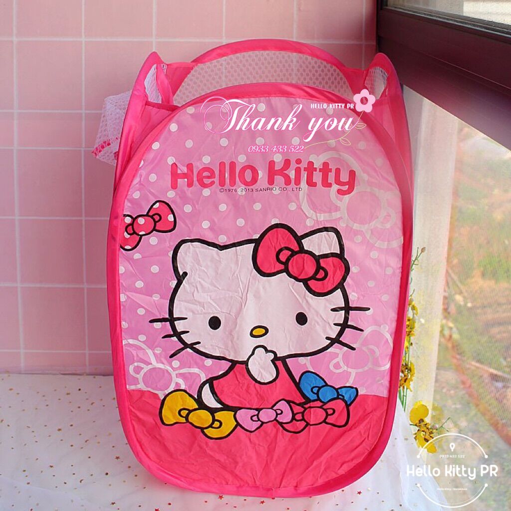 Sọt vải lưới Hello Kitty