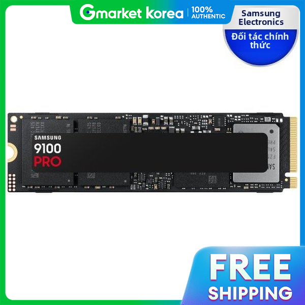 Samsung | Samsung Electronics Officially Certified Samsung Ssd 9100 Pro Pcie 5.0 Nvme Ssd 4Tb Mz-Vap4T0Bw Giá 45,694,500 Đồng*Miễn phí vận chuyển