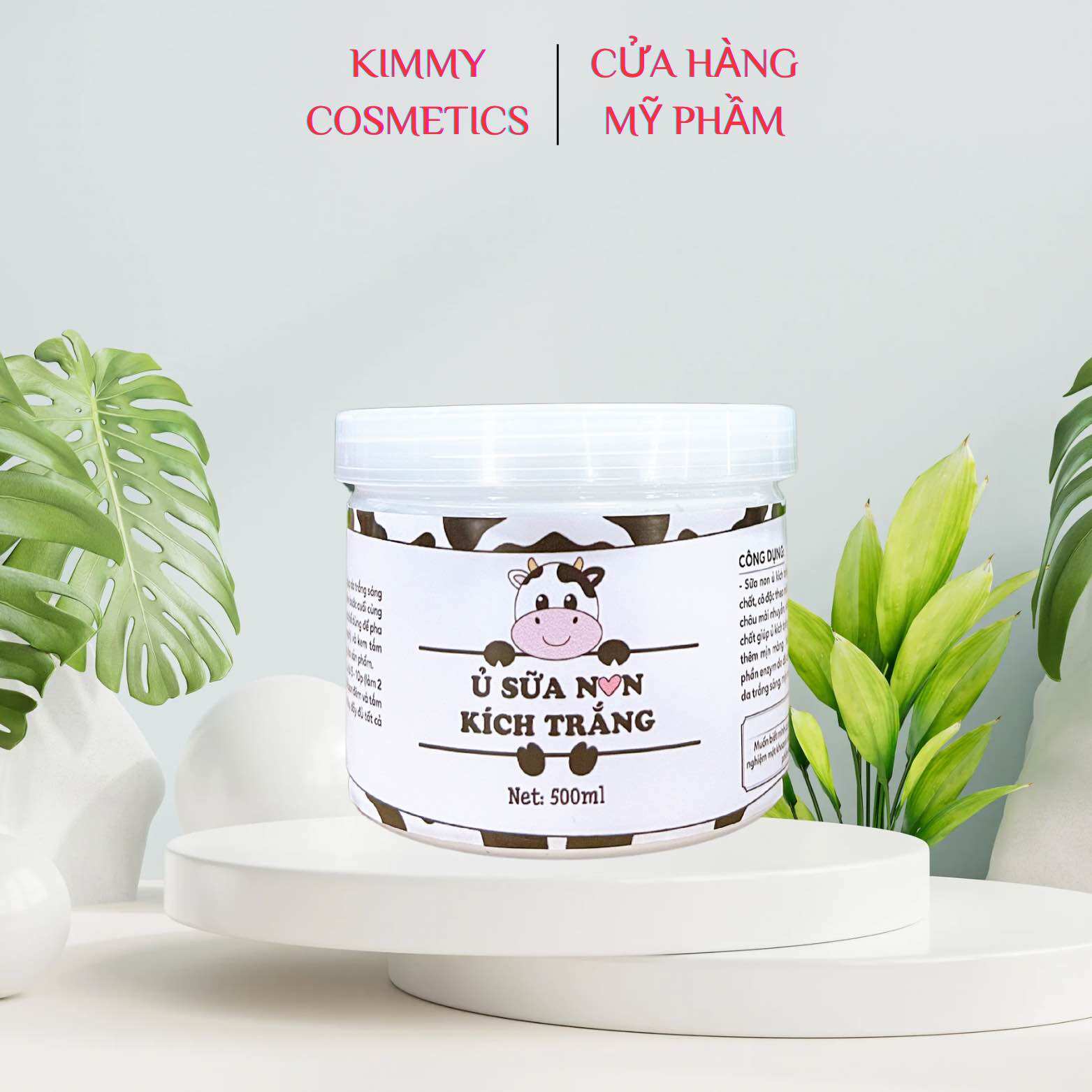 Hộp 500g Ủ sữa non bò kích trắng body