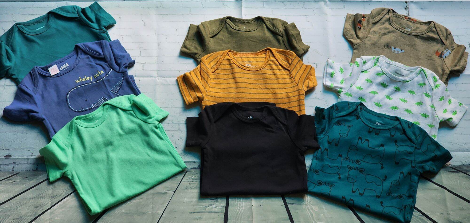 Combo 4 bodysuit cho bé từ 3m-24m- Giao mẫu ngẫu nhiên