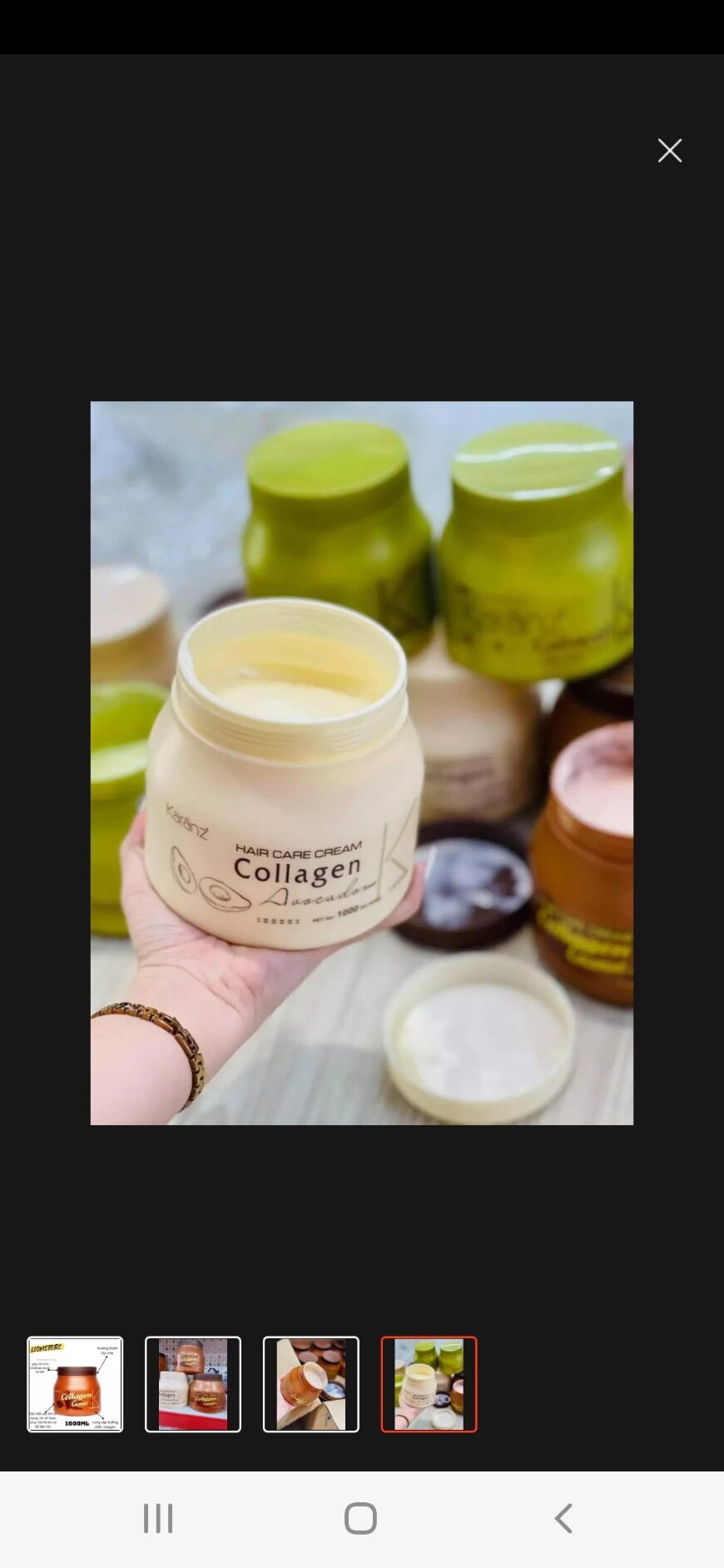 Dầu hấp tóc Karanz Collagen - Hấp K 1000ml tặng 1 nón trùm