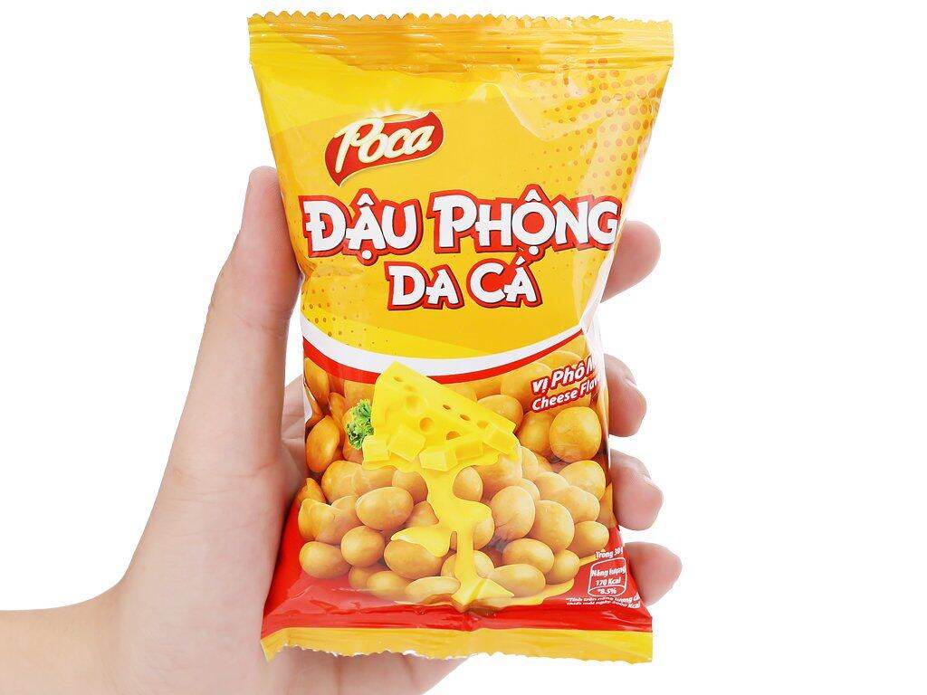 8 Goi Đậu phộng da cá vị phô mai Poca gói 42g