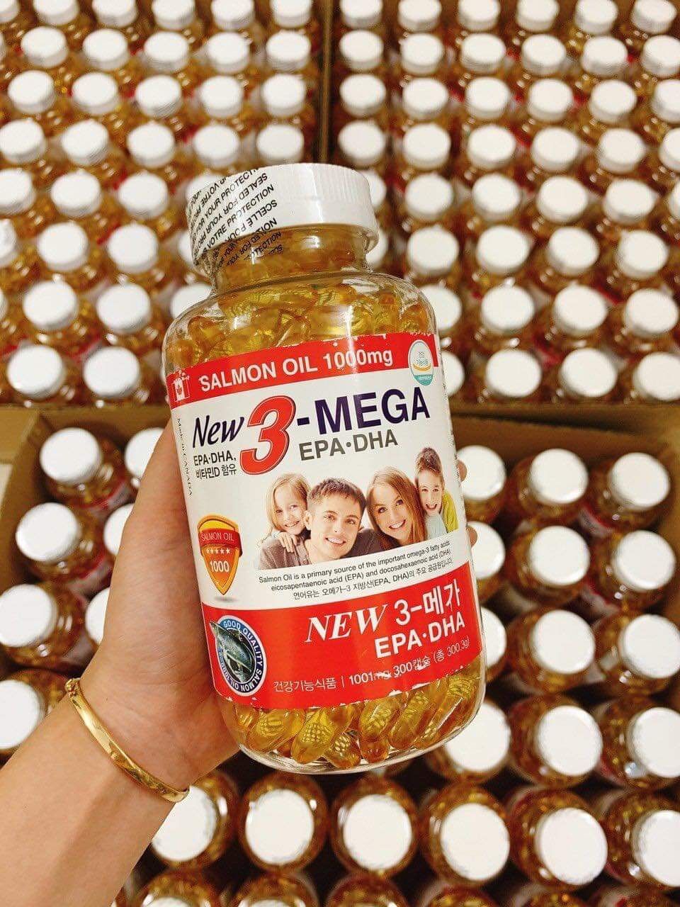 Dầu Cá OMEGA3 Hàn Quốc /hộp 300 viên