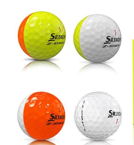 Bóng golf 2 màu hiệu Srixon Z-star ( 10 quả)