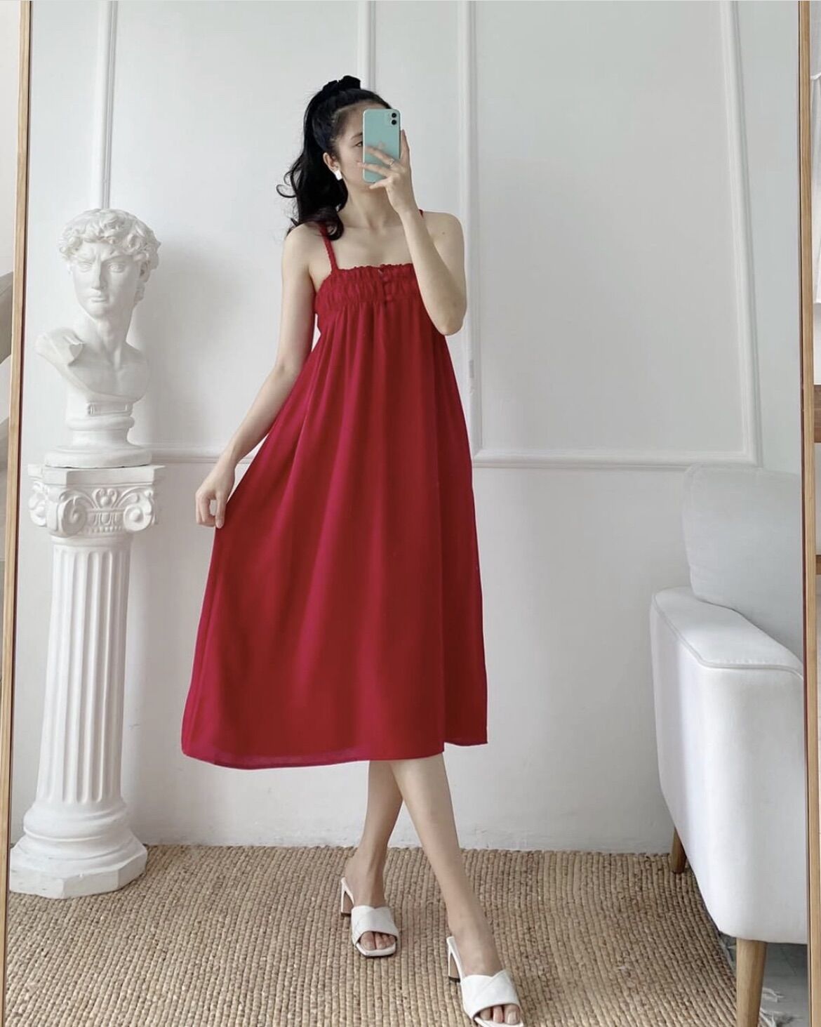 YU CHERRY | Đầm Cami Long Dress YD125