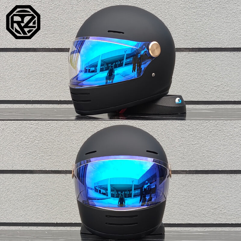 ORZ | Mũ Bảo Hiểm Đầy Đủ Phong Cách Retro Có Bluetooth Cho Bốn Mùa