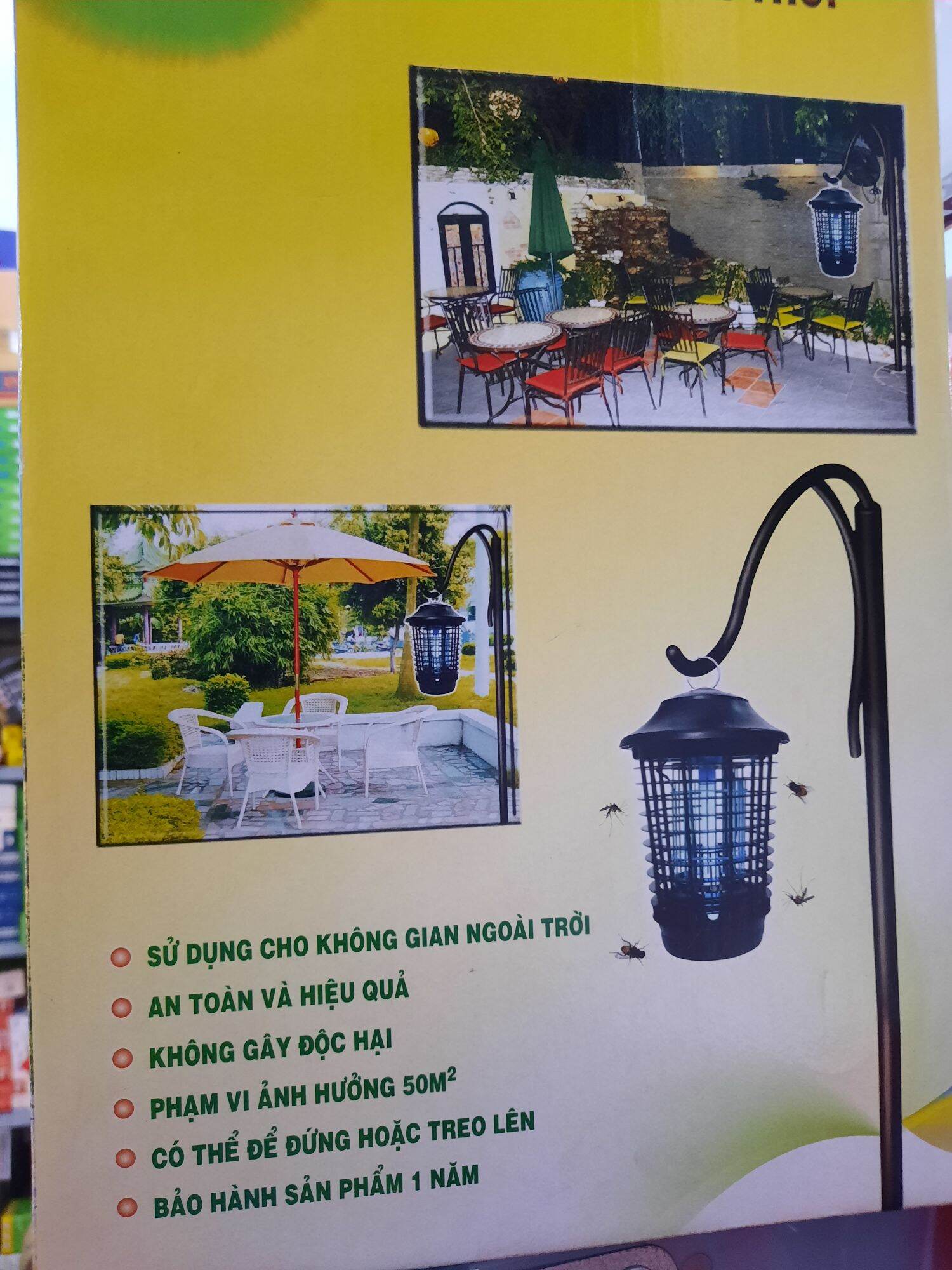 Đèn diệt côn trùng Đại Sinh DS - DU15 (ngoài trời)