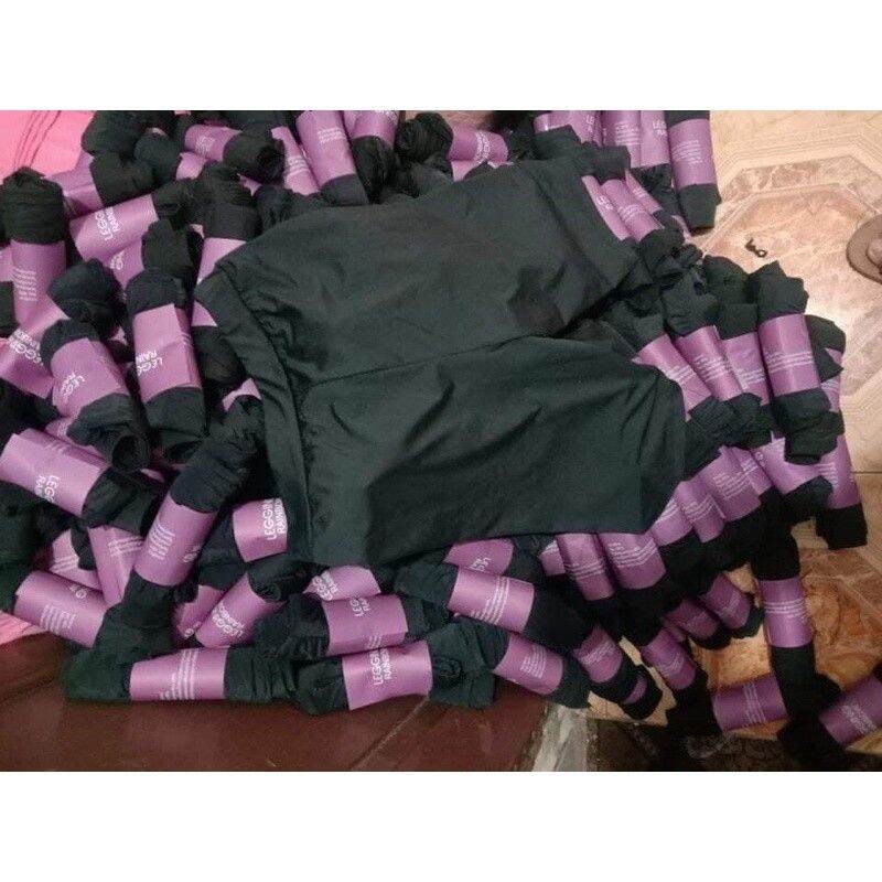 quần legging cuộn tím / quần legging/ quần lửng