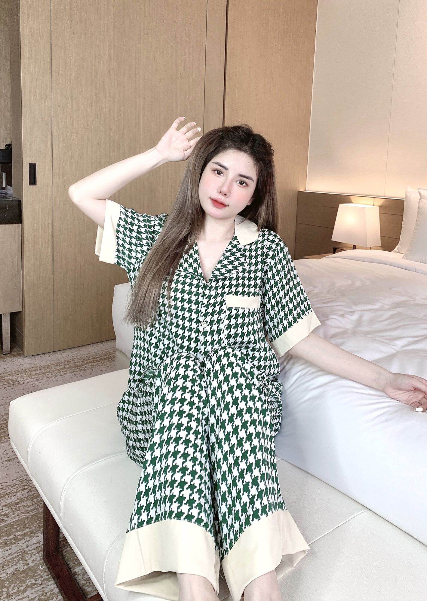 Pizama nữ lụa/ pizama nữ lụa thương hiệu SAM