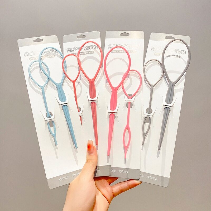 Bộ Dụng Cụ Làm Tóc Đa Năng 4 Món - Sét Búi Tóc Đa Năng
