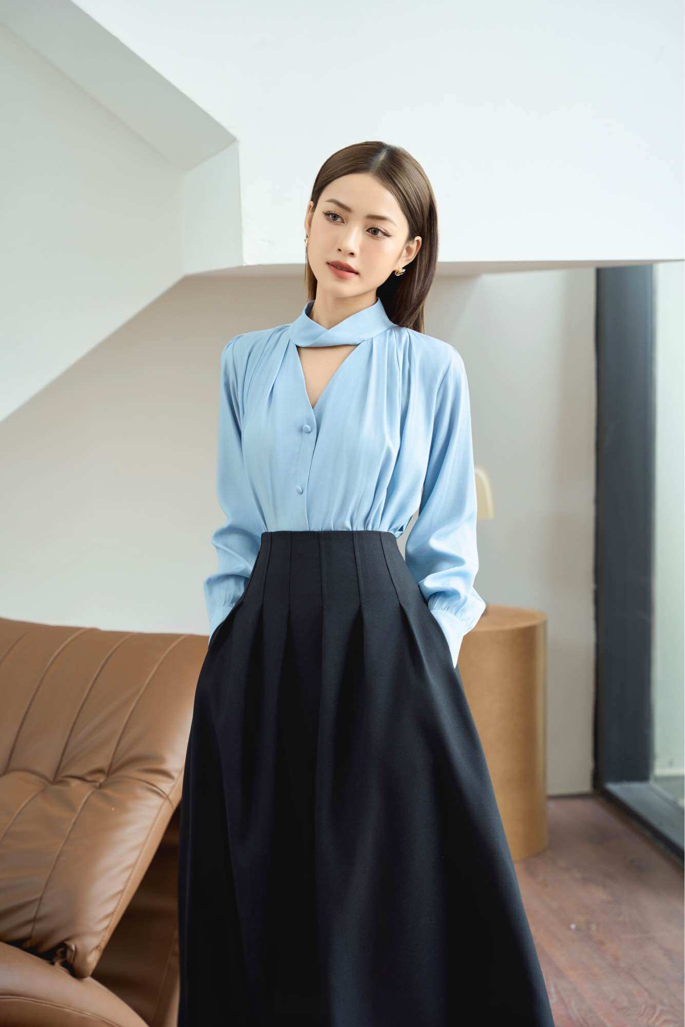 Chân váy li eo Daria skirt