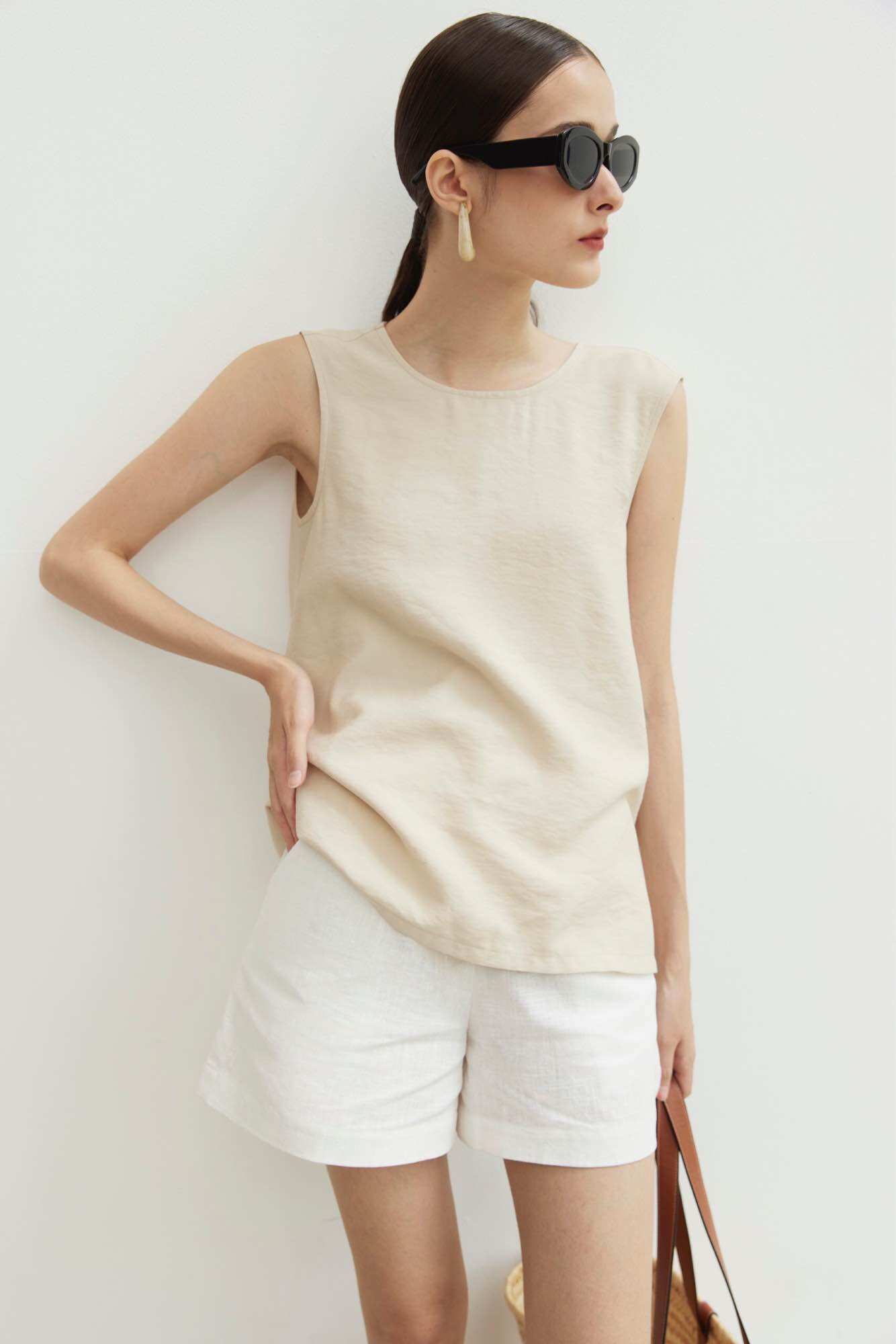 Nosbyn - Áo Linen Sát Nách - N404-T003
