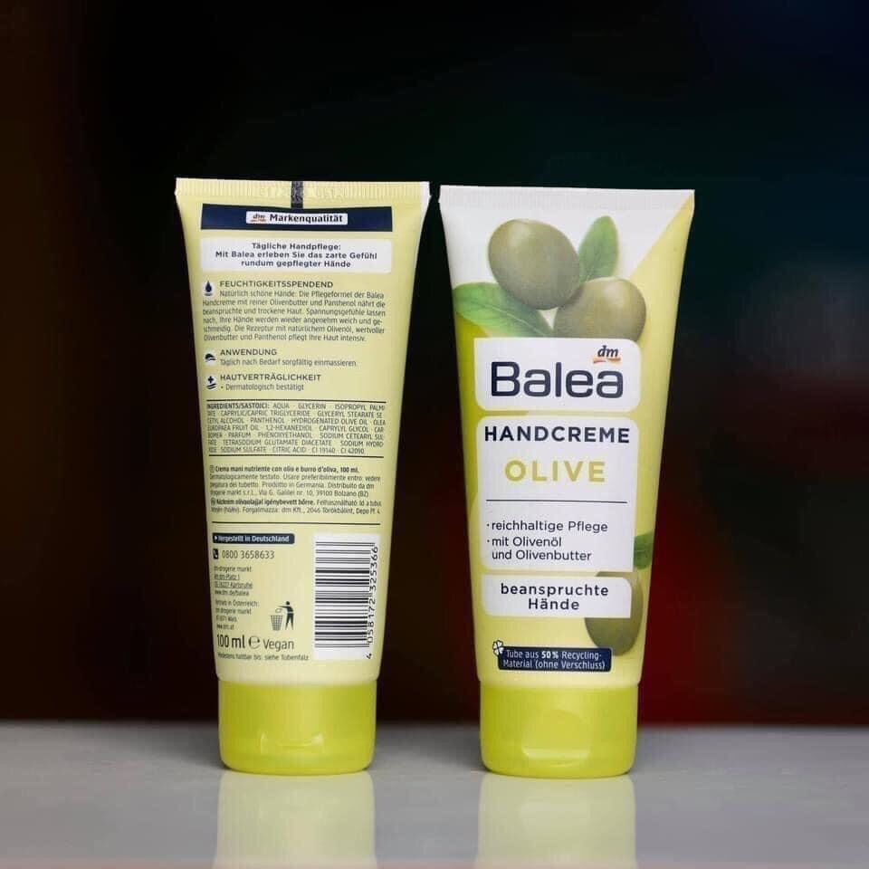 Kem dưỡn da tay Balea Olive