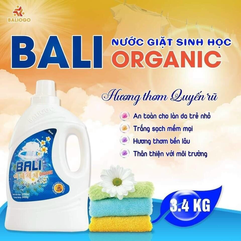 Nước Giặt BaLi công nghệ HQ 3200ml(thùng 4 can)