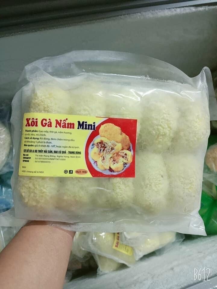 10 miếng Xôi gà nấm mini