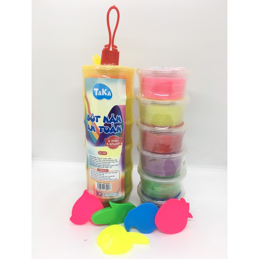Đất nặn an toàn ,tặng khuôn cho bé