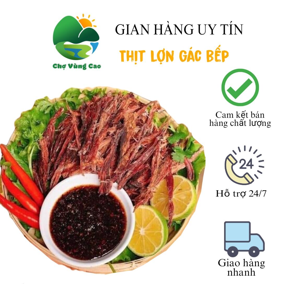 500g thịt lợn gác bếp