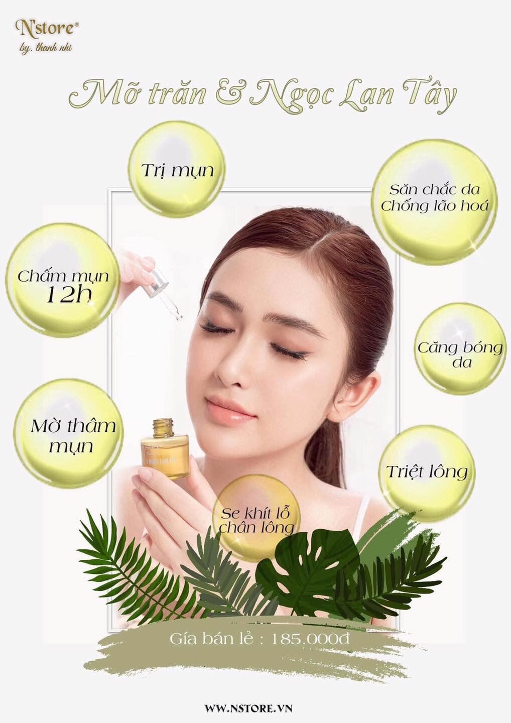 Mỡ Trăn Ngọc Lan Tây Nstore By Thanh Nhi triệt lông bikini, dưỡng da, chấm mụn,giảm thâm mụn