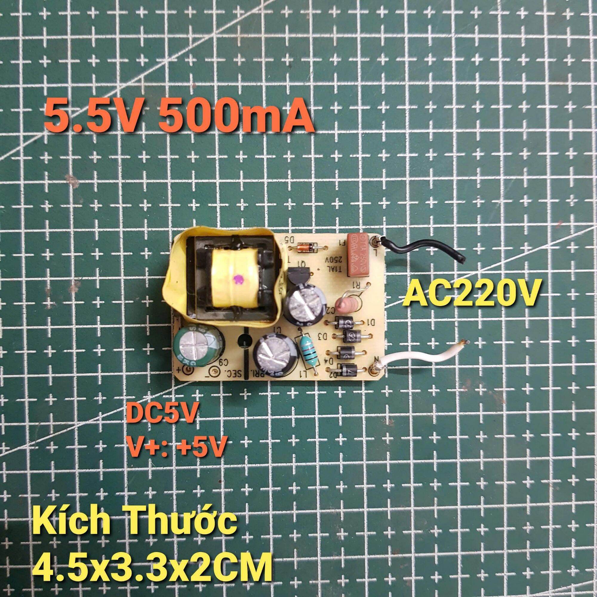 Power Source Without Case 5V0.5A 5V500Ma 5V 500Ma Panasonic Giá 12,500 Đồng*Miễn phí vận chuyển