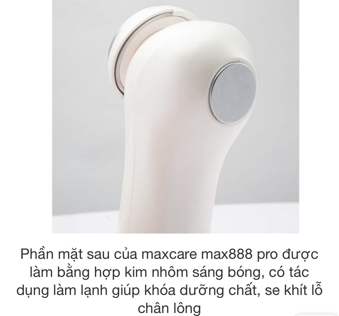 Máy đẩy tinh chất ION nóng lạnh Maxcare Max888PRO