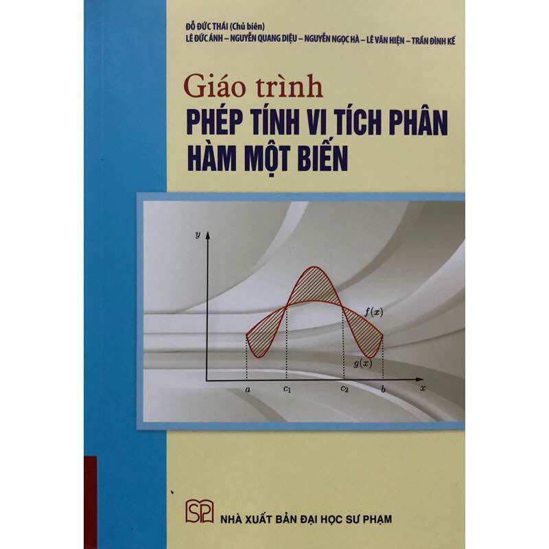 Sách - Giáo trình Phép tính vi tích phân hàm một biến