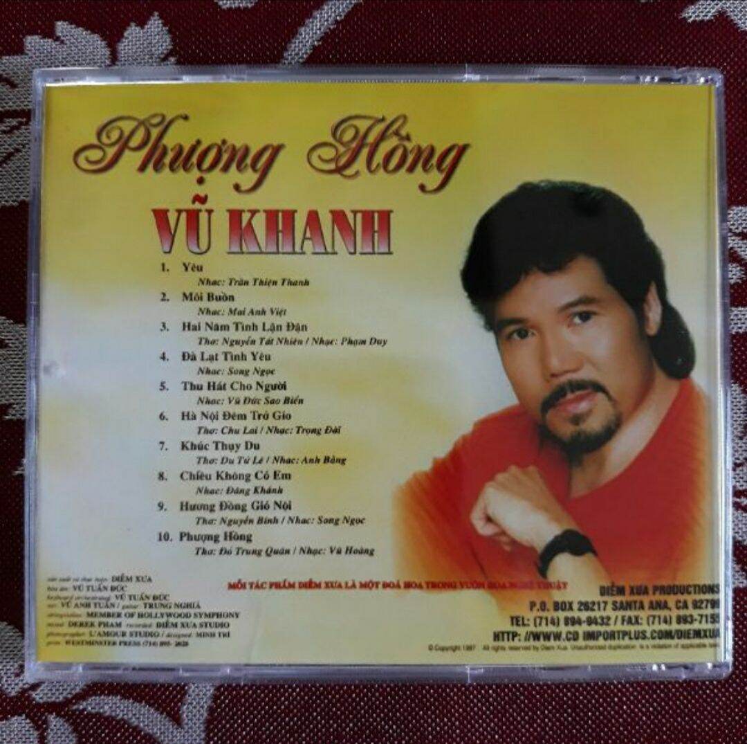 Bộ 3 cd Vũ Khanh phono