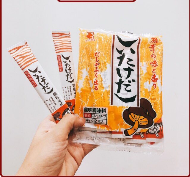 Hạt nêm ăm dặm Nấm đông cô Shiitake (4g×12 gói)