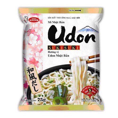 Combo 10 gói Mì Udon Suki Suki Acecook Gói 75G