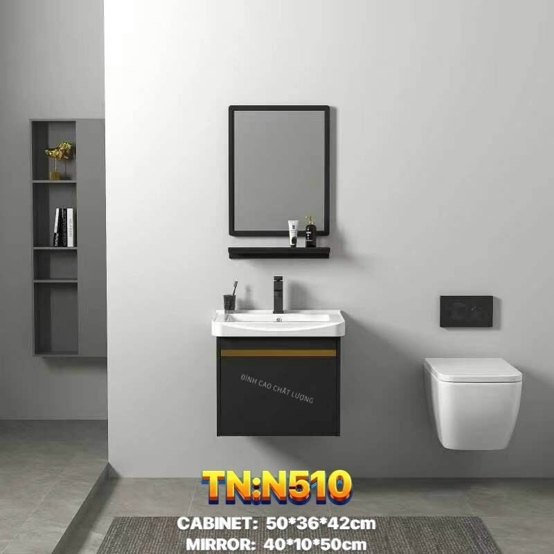 Lavabo tủ chậu rửa mặt mini đủ mẫu gương vuông tròn Tủ lavabo góc BIG HOME