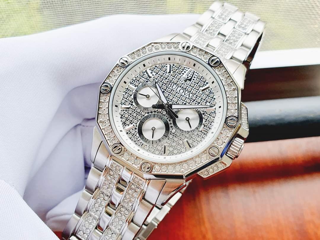 [Tặng Gói Bảo Hàng Vàng] ĐỒNG HỒ NAM CHÍNH HÃNG Bulova 96C134 Quartz Crystal for Men Model