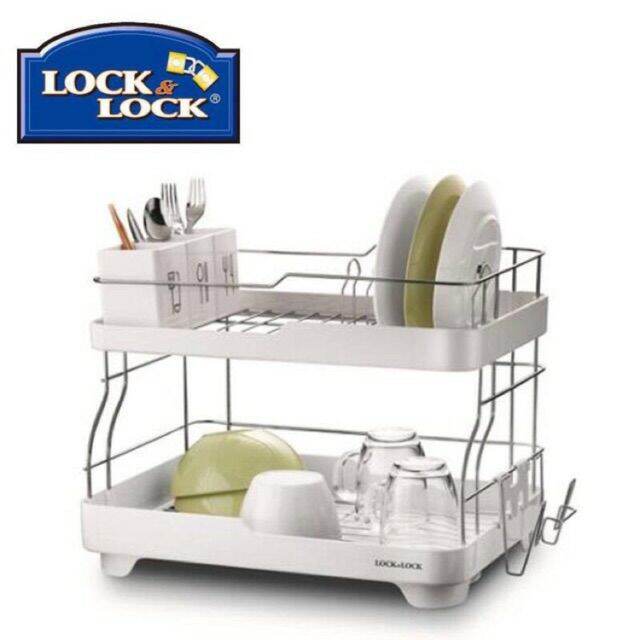Kệ Úp Chén Bát 2 Tầng Lock&Lock LDR2001
