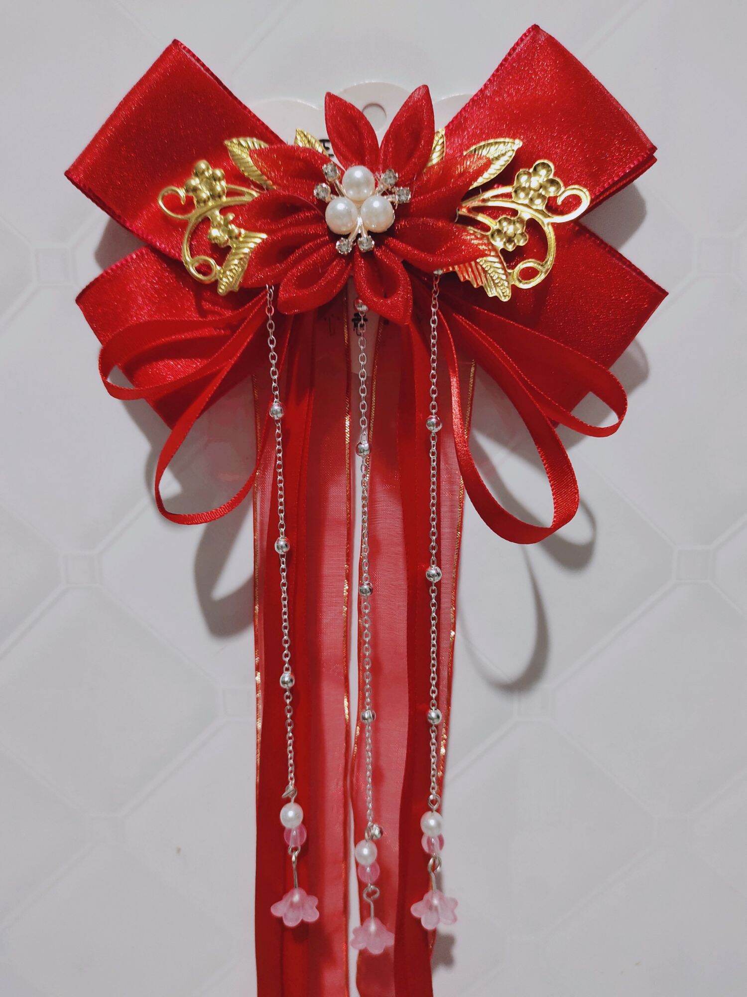 kẹp nơ cổ trang (hanfu, tiểu thư) 16