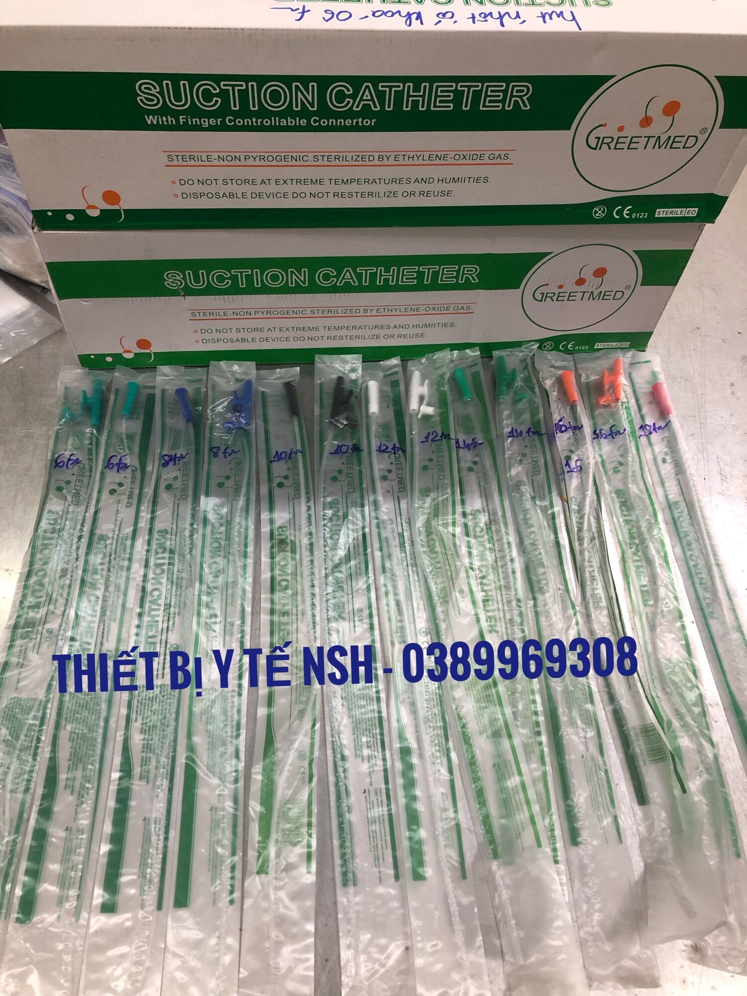 ❤️[COMBO 10 SỢI] [CÓ KHOÁ] Dây hút dịch đàm nhớt SUCTION CATHETER dây hút đờm nhớt dịch có van khoá 