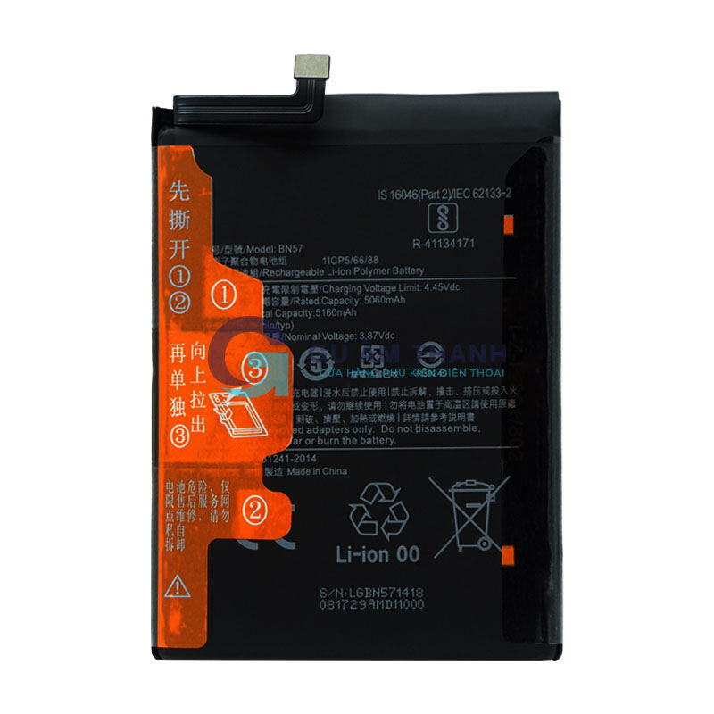 Pin thay thế cho điện thoại Xiaomi BN57 / POCO X3 NFC / POCO X3 Pro