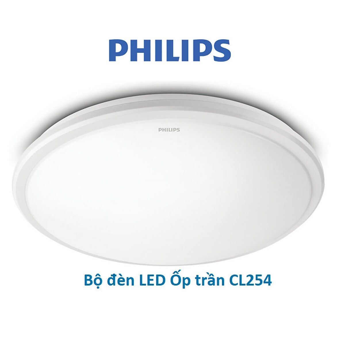 Đèn led ốp trần cl254 20w 6500k philips. kích thước 377*68mm. sản phẩm chính hãng philips