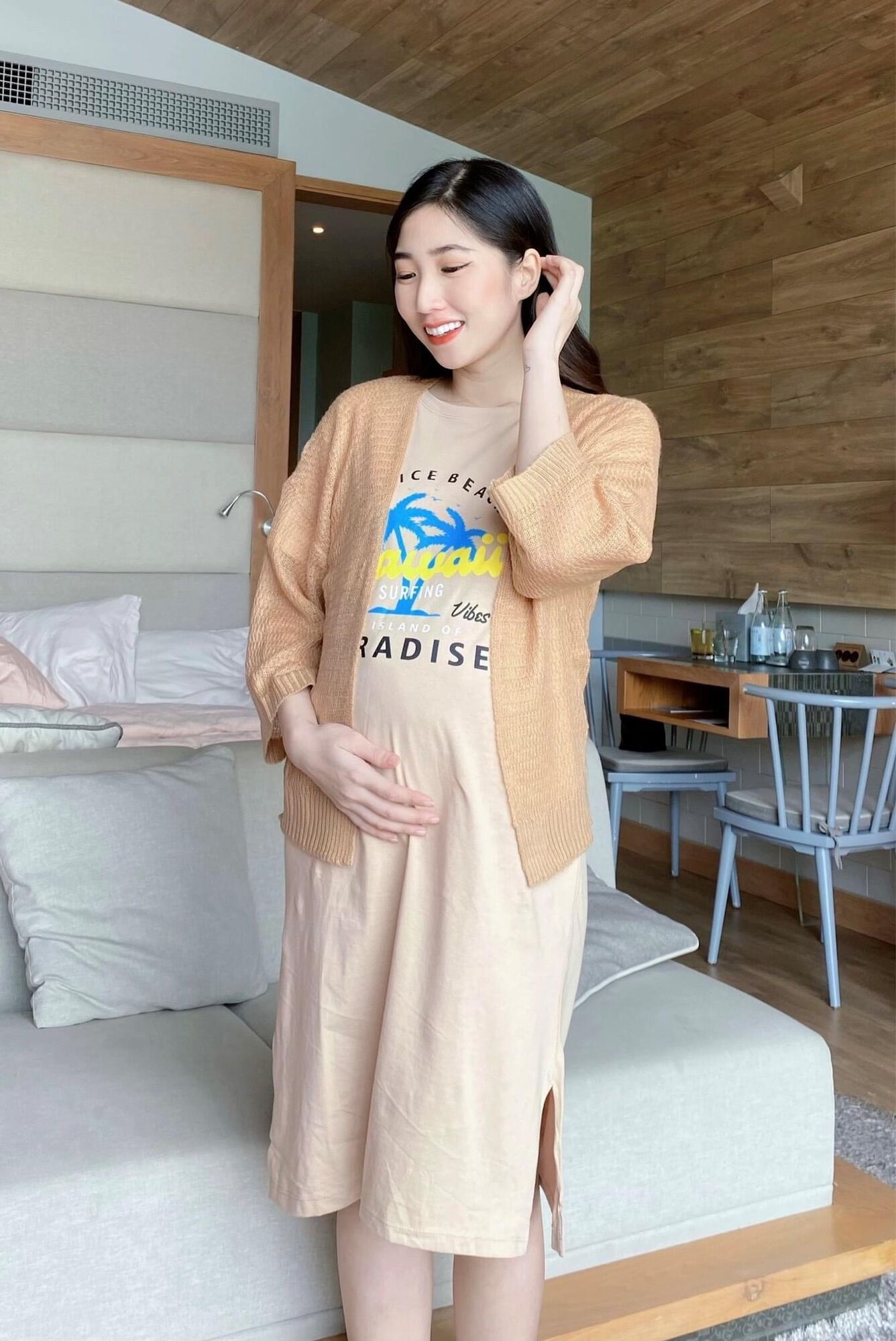 Áo khoác len nhẹ nhàng