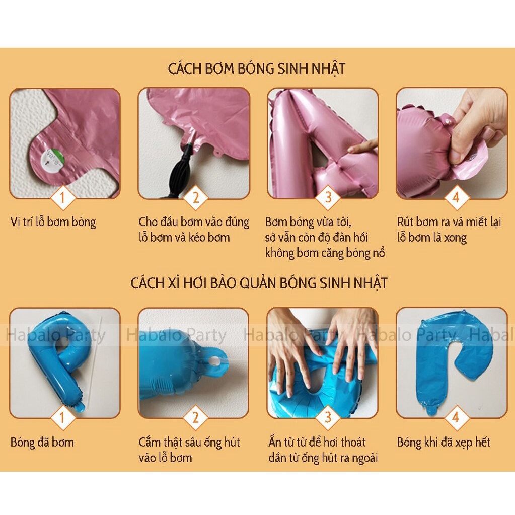 bong bóng trang trí sinh nhật