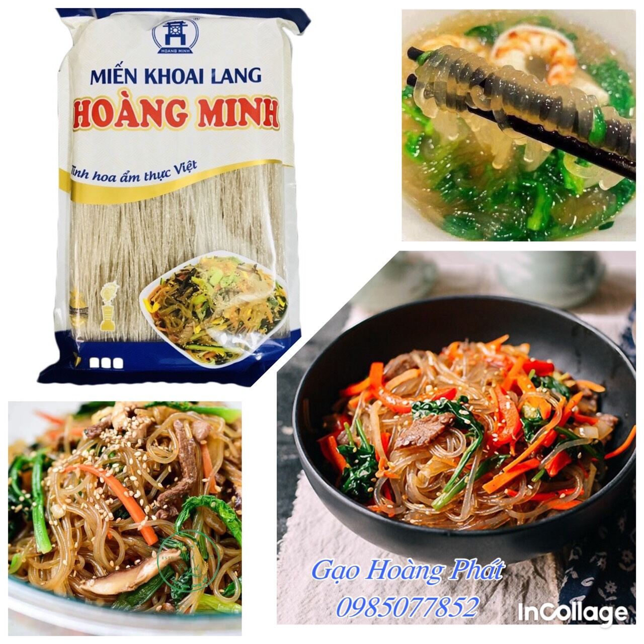 Miến khoai lang hoàng minh eat clean .