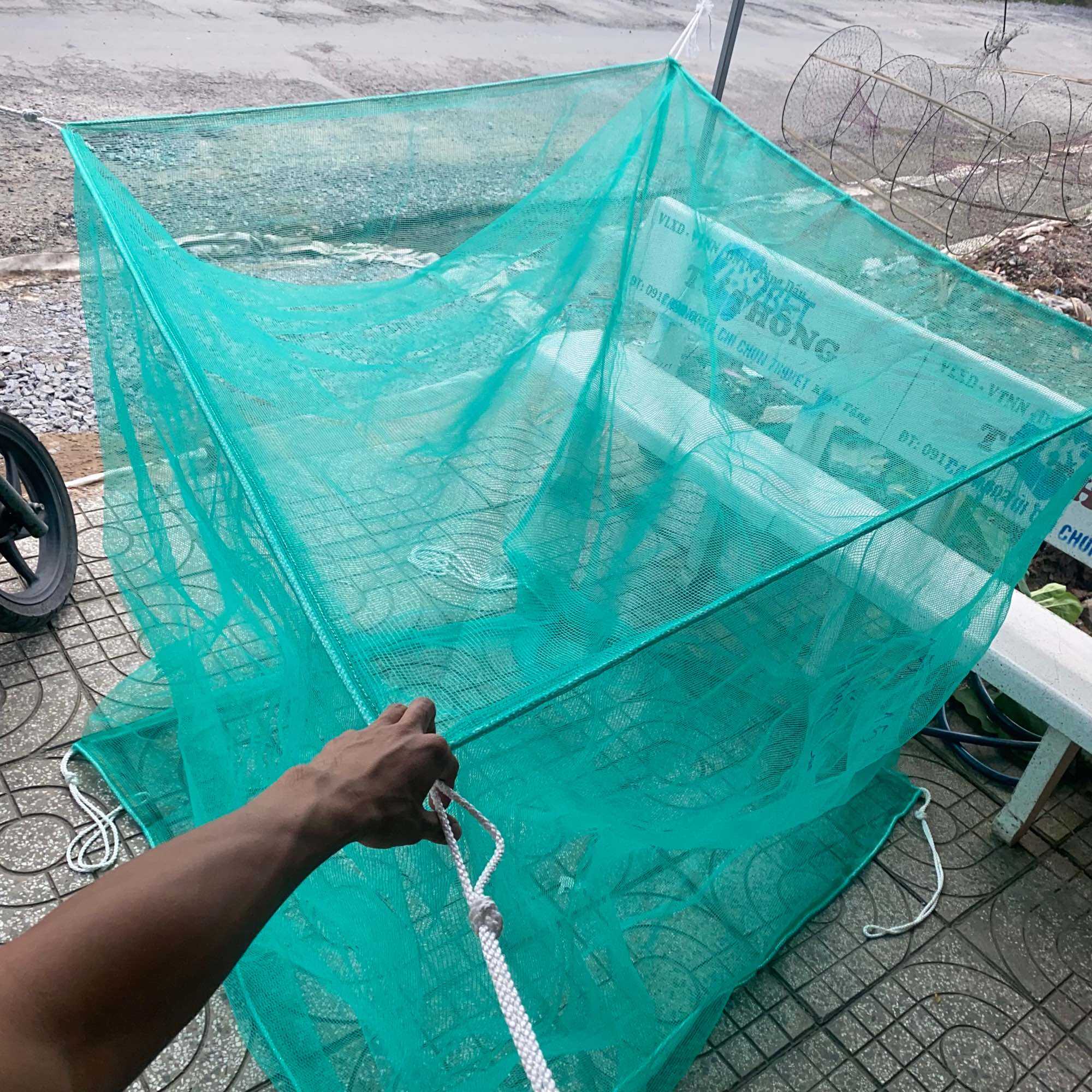 Vèo, Tráng, mùng nuôi cá, ếch... Có nắp đậy (2m x 2m -2m x 4m), (3m x 3m- 3m x 8m), (4m x 4m- 4m x 8m),(1.5m x1,5m),( 1,2m x 1,2m), (1m x 1)