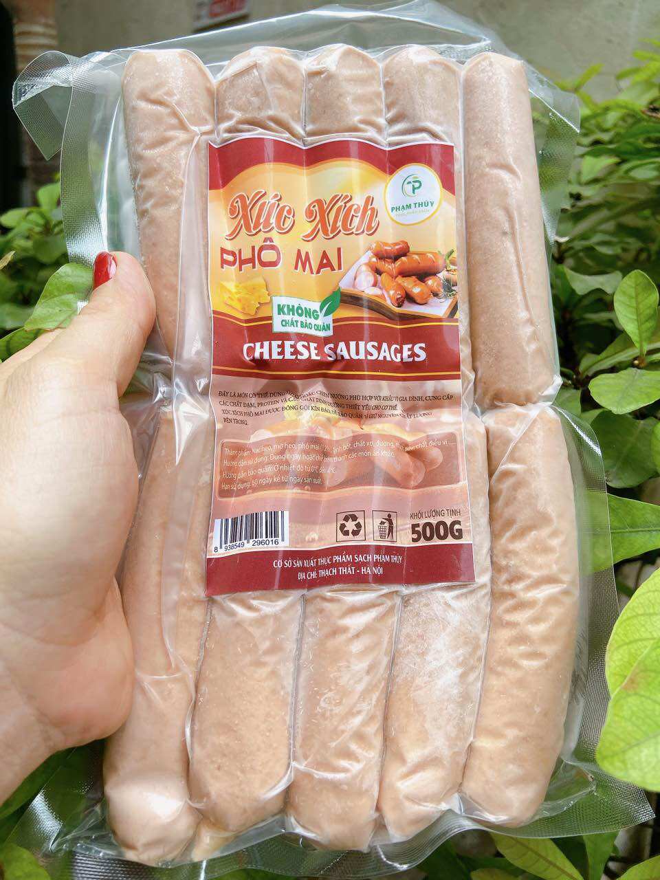 0,5kg Gói 10cây Xúc xích phomai (giao hoả tốc)