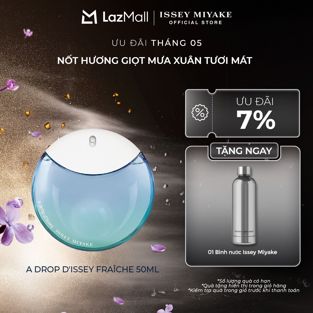 Nước hoa nữ Issey Miyake A Drop D'Issey Eau De Parfum Fraiche 50ml