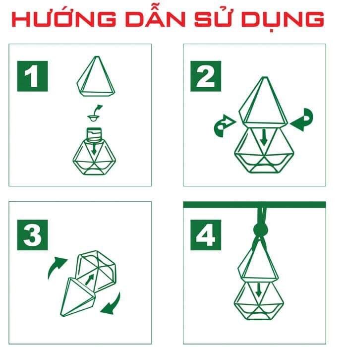Lọ Treo Tinh Dầu Thơm Hoa Lily NEOP - Lọ Treo Xe Oto - Xe Hơi