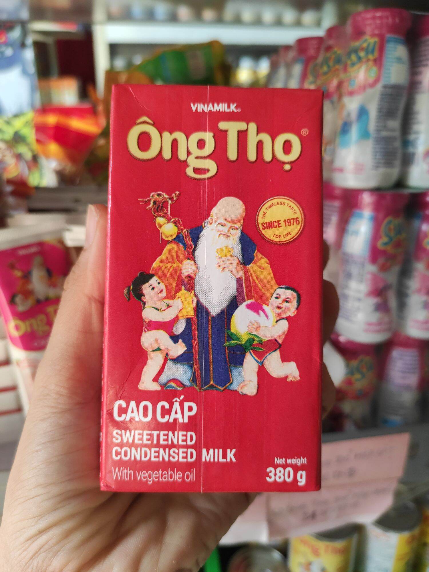Sữa đặc ông thọ hộp giấy đỏ 380g