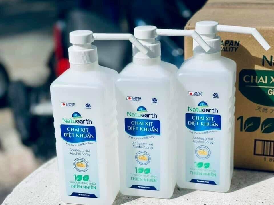Xịt Diệt Khuẩn Natuearth 750ml