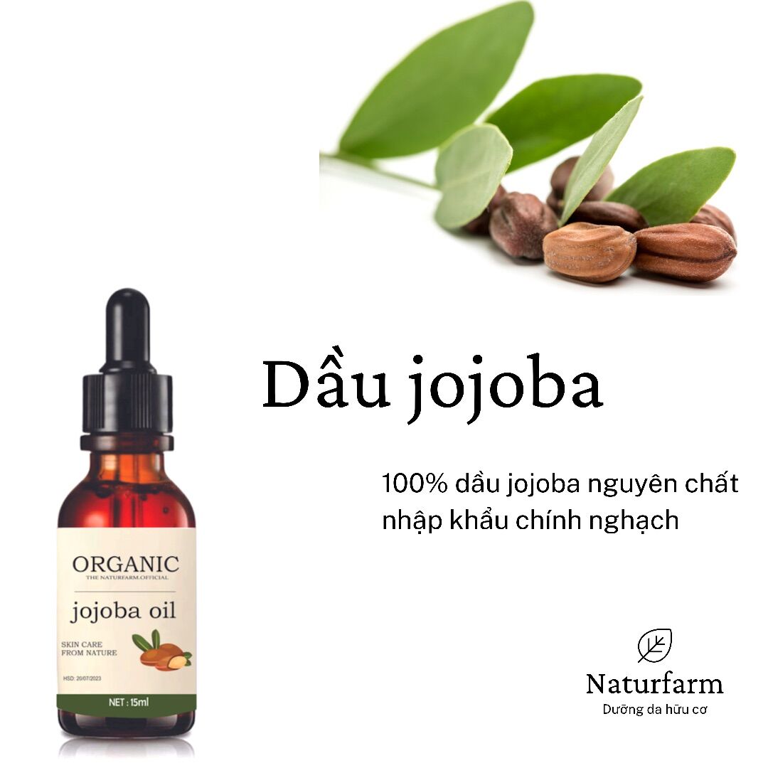 Dầu jojoba nguyên chất hữu cơ 15ML