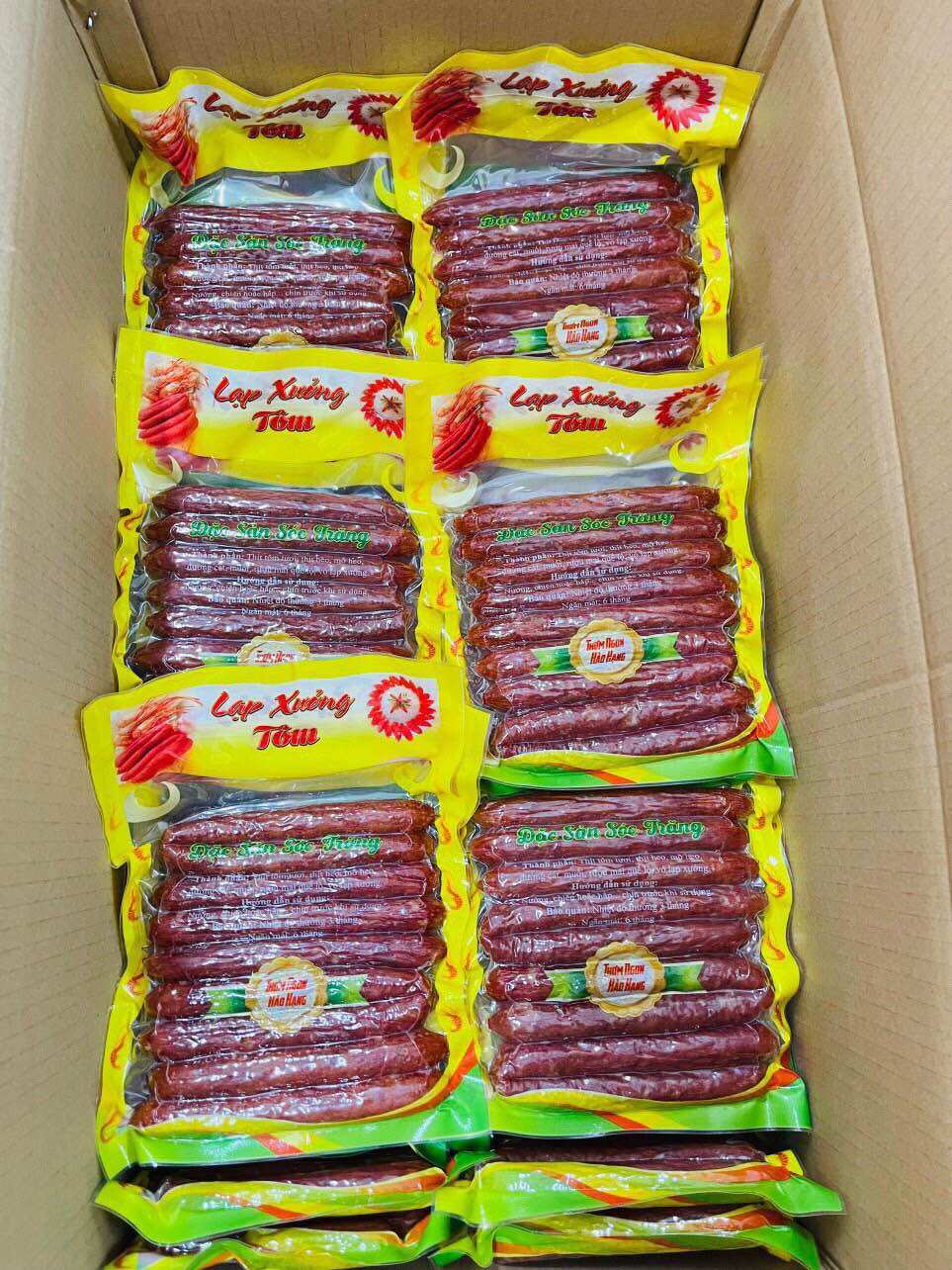 Lạp xưởng thái lan hộp 500gr