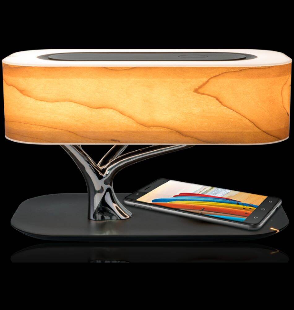 Loa n Bluetooth Promate Bonsai - Qi. US Wireless Tch hp sc khng dy  5W n ng tng gim sng cm bin. Hng chnh hng Thit K 3 Trong 1 Loa  n